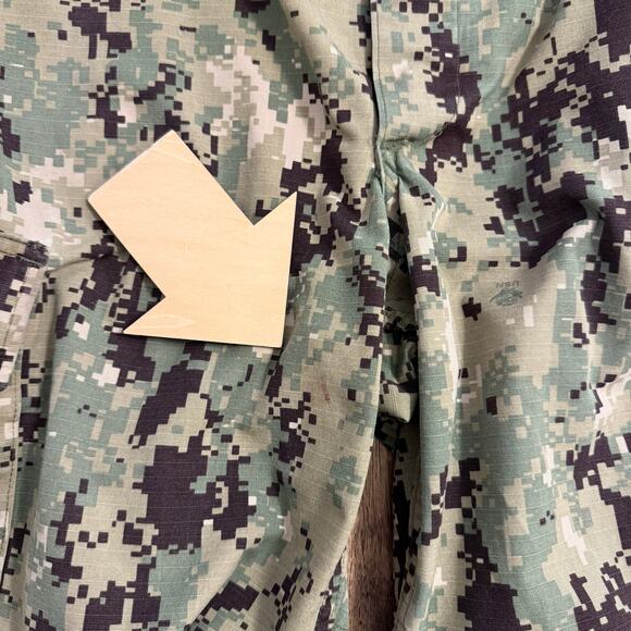 US Navy NWU Working Uniform Type III Trouser AOR2 Digital Camouflage 33 Regular - Picture 8 of 11